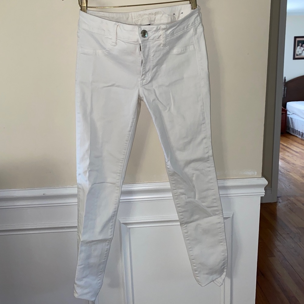 Super Stretch White Jeans from American Eagle